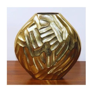 Florero de Metal de diseño moderno de alta calidad, espejo de mesa, pulido, centro de mesa, decoración de escaparate, venta al por mayor, maceta - Product Image 4