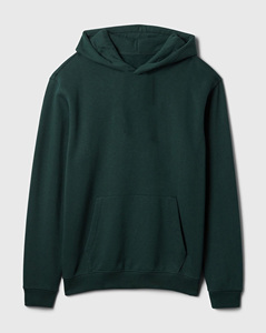 Sudadera con Capucha Verde para Hombre, 100% Algodón, Felpa Francesa, Bolsillo Frontal, Estilo Casual para Otoño, Corte Regular, Logotipo Impreso y en Oferta Online - Product Image 3
