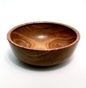 Grand saladier en bois d'acacia au design moderne, vaisselle en bois massif pour les mariages, les fêtes, le service, artisanat, par Universal - Product Image 5