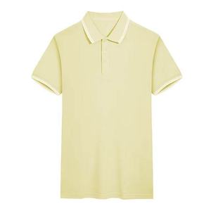 Polo rose tendance personnalisé pour homme – T-shirt d'été en coton style streetwear pour le golf avec logo brodé OEM sur le col - Product Image 1