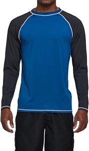 Maillot de compression MMA uni de qualité supérieure à manches longues pour hommes, Rash Guards élégants personnalisables vierges de haute qualité UPF 50, vente en gros - Product Image 4