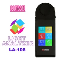 Nuevo Analizador de Espectro Ultravioleta y Rojo Lejano LA-106, Medidor de Luz Portátil, Luces LED Japonesas para el Crecimiento de Plantas, 350–800 nm