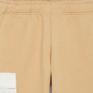NOEN SPORTS Joggers en coton bordeaux pour homme, taille élastique, poches latérales, décontractés, pour l'automne, poids moyen, écologiques, teinture unie - Product Image 5
