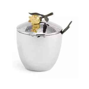 Bol de service en acier inoxydable de qualité supérieure avec cuillère, conçu pour une durabilité et une utilisation longue durée. - Product Image 2