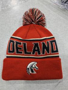 หมวกบีนนี่ปักลายตามสั่งขายส่ง ออกแบบตัวอักษรได้เอง ผลิตจากอะคริลิก 100% หมวกไหมพรมสำหรับฤดูหนาว พร้อมพู่ห้อย ตกแต่งโลโก้ส่วนตัว เหมาะสำหรับใส่ไปชายหาดหรือใส่ลำลอง - Product Image 2