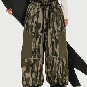 Customized Baggy Ski Pants Winter Breathable Waterproof Windproof Skiwear for Adults Plus Size Skating & Snow Sports Pants - Product Image 2