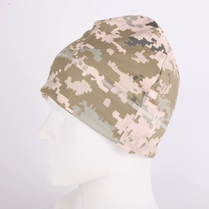 หมวกไหมพรมคุณภาพสูง ดีไซน์ลายแจ็คการ์ด พิมพ์ลายแบบซับลิเมชั่น รับผลิตโลโก้ตามสั่ง พร้อมหมวกไหมพรมถักสำหรับฤดูหนาว ลายพราง - Product Image 3