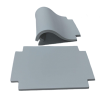 Coussin thermique à transfert de chaleur excellent 5,5 W/mK, épaisseur 2 mm ou épaisseur personnalisée, coussin thermique en silicone pour CPU, LED, GPU