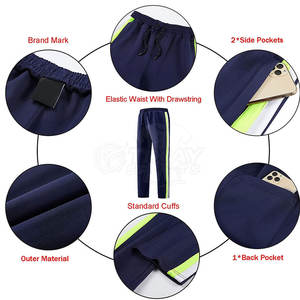 Conjunto deportivo para hombre con cremallera, ajuste cómodo y tela transpirable para correr, entrenamiento en el gimnasio y fitness. - Product Image 6