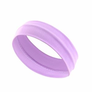 High Quality 1cm <b>Thin</b> Nylon Hair Band Sport <b>Headband</b> with Anti-Slip Silicone Printed Sweatband Solid Hair <b>Headband</b> - Product Image 4