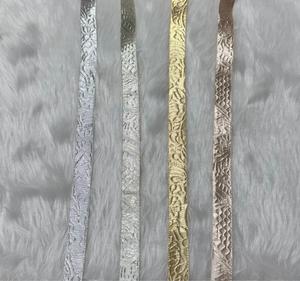 Elegant Hand Look Scalloped Pearl Bead Lace Trim Mirror Work Indian Ethnic Border for Saree <b>Kaftan</b> Garment Embroidery Finish - Product Image 4