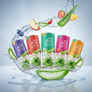 Trobico Apple Flavor Sterilized Aloe Vera Juice 250ml Tin Can Premium Quality Fruit Juice <b>Beverage</b> - Product Image 6