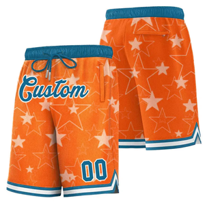Shorts de basket-ball pour hommes 100% polyester légers à séchage rapide, couleurs dégradées, impression de logo personnalisée, motif uni, short de basket-ball - Product Image 4