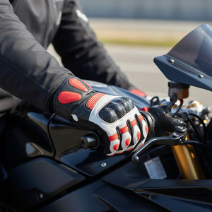 Professional Carbon Fiber Motorcycle Racing <b>Gloves</b> – Full Finger Protective Motorbike <b>Gloves</b> for Men & <b>Women</b> - Product Image 4