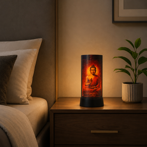 Buddha LED <b>Table</b> <b>Lamp</b> Spiritual Night Light USB Powered Meditation Decor Warm Glow Bedside Pooja Room Home Office Gift Ambient - Product Image 3