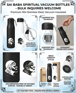 Botella de Agua Personalizada de Acero Inoxidable Sai Baba con Impresión para el Día del Padre y el Día de la Madre, Uso Promocional en Oficina - Product Image 2