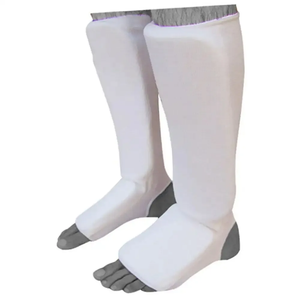 Protectores de Espinilla Profesionales para BOXEO y MMA, Transpirables, Cómodos, con Soporte Elástico para Pantorrilla y Protección Acolchada en el Empeine, para Kick Boxing y Muay Thai - Product Image 2