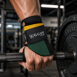 GAPE SPORTS Bandes de soutien pour poignets Noir Vert Jaune Réglables avec fermeture auto-agrippante Musculation Entraînement de force Unisexe Prix abordable - Product Image 4