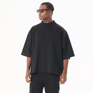 Nouveaux T-shirts personnalisés haut de gamme 2025 pour hommes – T-shirts d'été à manches courtes en coton épais, anti-plis, décontractés - Product Image 3