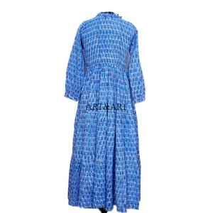 Robe midi trapèze en coton, douce, sexy, bohème, décontractée et élégante, nouvelle collection automne-été, tenue de plage pour femmes, idéale pour les soirées. - Product Image 4