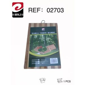 Tabla de Cortar de Bambú Natural de 20X30CM - Product Image 1