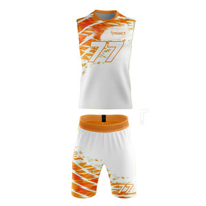 Uniforme élégant 7v7 fabriqué en tissu extensible doux avec une excellente circulation de l'air et une technologie de séchage rapide - Product Image 1