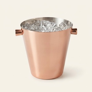 Mirror-Finish Stainless Steel Ice Bucket With Handles Elegant Champagne & Wine <b>Cooler</b> For Hotels Restaurants And Wedding Parties - Product Image 2