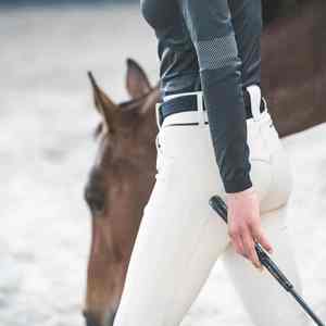 Pantalones de Equitación Profesionales para Competición de Salto con Obstáculos, con Paneles de Alta Elasticidad y Comodidad - Product Image 6