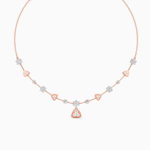 Collar Clásico Unisex de Oro Sólido de 14K con Diamante Cultivado en Laboratorio, Corte Pera, Estilo Vintage, Joyería de Compromiso con Engaste Pavé - Product Image 4