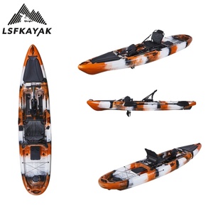 <span class=keywords><strong>Kayak</strong></span> con Sistema di Propulsione a Pedale da 3,96 Metri (13 Piedi) per Pesca e Divertimento, Monoposto, Possibilità di Installare Motore - Product Image 3