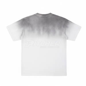 Camiseta de Hombre con Estilo Único, Lavado Ácido, Efecto Moderno, Cómoda, Ligera, Ropa Casual - Product Image 2