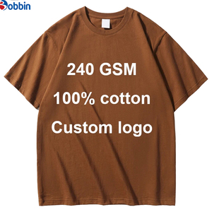 Ropa para Hombre, Camisetas Básicas para Hombre, 100% Algodón, Cuello Redondo, Manga Corta, Logotipo Personalizado, Impresión Puff, Corte Regular, Tallas Grandes - Product Image 6