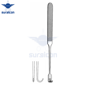 Pinzas microquirúrgicas Jacobson de 17 cm (6-3/4 pulgadas) 6 x 1 mm, punta roma, de acero inoxidable de primera calidad, instrumento quirúrgico para tejidos delicados. - Product Image 5