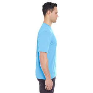 T-shirt en jersey de polyester à col rond et manches courtes pour homme, coupe classique, couleur unie, 220g, anti-boulochage, respirant, décontracté, best-seller 2026 - Product Image 5