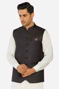 Gilet d'hiver respirant pour homme à faible MOQ, nouvelle collection 2025, vêtement d'extérieur Shalwar Kameez, longueur standard - Product Image 4
