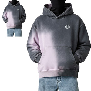 Trendy Unisex Tie Dye <b>Pullover</b> Hoodies Oversized Streetwear Hooded Sweatshirt Vintage Washed Colorful Hoodie For <b>Men</b> Women OEM - Product Image 1