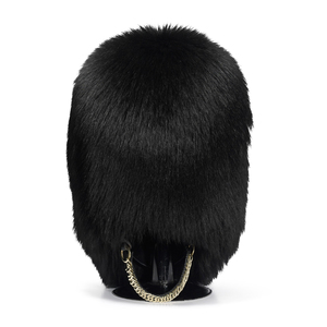Sombrero de guardia real de piel alta tipo Busby, diseñado para uso ceremonial, con un diseño suave y elegante para uniformes de desfile. Sombreros Busby para Sal. - Product Image 1