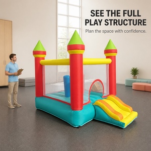 Château gonflable pour enfants Noco Kids, couleur personnalisée, petit modèle, en tissu Oxford, <span class=keywords><strong>portable</strong></span>, pour intérieur et extérieur, équipement de jeu Fortnite - Product Image 5