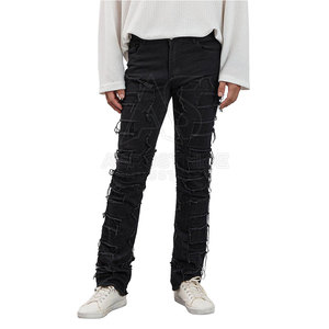 Pantalones Casuales Modernos de Moda, Tela Elástica, Corte Elegante, Personalizados, Transpirables, Ecológicos, para Uso Diario, Cómodos y Duraderos - Product Image 2