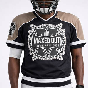 Vente en gros OEM Maillot de football américain surdimensionné pour femmes, logo personnalisé par sublimation, uniforme d'équipe en polyester, fournisseur OEM en gros USA - Product Image 2