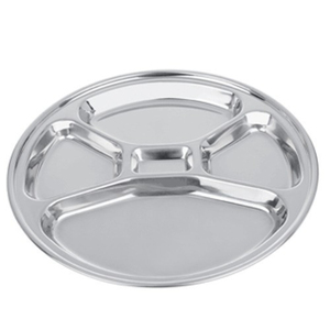 Thalis en acier ensemble de thalis en acier stl compartiment en acier inoxydable thali plateau de nourriture thali plats en acier inoxydable royaume-uni thali plaque tache - Product Image 4