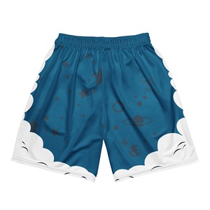 กางเกงบาสเก็ตบอลชาย สไตล์ไฮสตรีท เอวสูง ยางยืด ผ้าฝ้าย/โพลีเอสเตอร์ 220 กรัม แห้งเร็ว ระบายอากาศได้ดี - Product Image 2