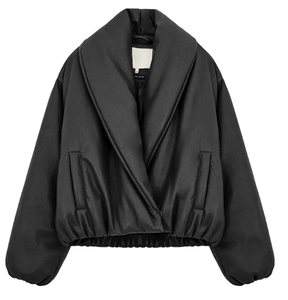 Veste de mode streetwear pour femmes, veste en cuir PU à fermeture éclair courte personnalisable, vente en gros, veste élégante hip-hop pour femmes - Product Image 2