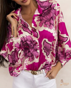 Camisa de punto vintage para mujer, nueva, de comercio exterior, informal, holgada, de manga larga con corte raglán, para otoño. - Product Image 1