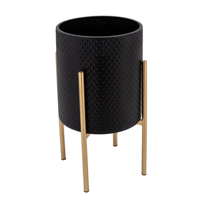 Macetero Decorativo de Hierro Metálico con Soporte, Estructura Duradera y de Larga Duración, Fácil Instalación para Decoración Interior Moderna - Product Image 2