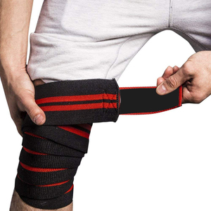 Gym Weightlifting Power Lifting Heavy Duty <b>Knee</b> Wraps Neoprene Breathable <b>Compression</b> High Quality Professional Protection - Product Image 2