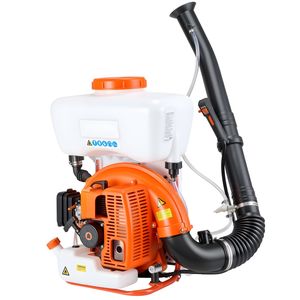 Pulverizador de mochila a gasolina de 63 cc y 3 HP con tanque de 4 galones, sistema de pulverización de polvo y líquido para control de plagas - Product Image 6