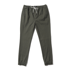 Pantalones deportivos transpirables personalizados OEM para hombre, al por mayor, de cintura media, estilo urbano, lavados, holgados, de primera calidad. - Product Image 1
