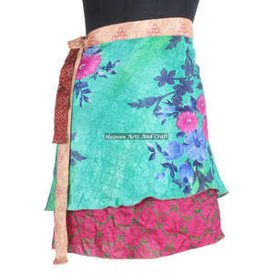 Minifaldas Convertibles de Seda para Mujer, Estilo Hippie, Falda Mágica de Seda, Estilo Casual con Cintura Natural, Chic - Product Image 6