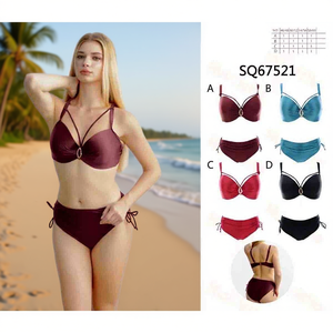HDJ Plus Size One Piece Swimsuit Tummy Control <b>Conservative</b> Beachwear Sexy Monokini Bathing Suit SQ67521 - Product Image 3